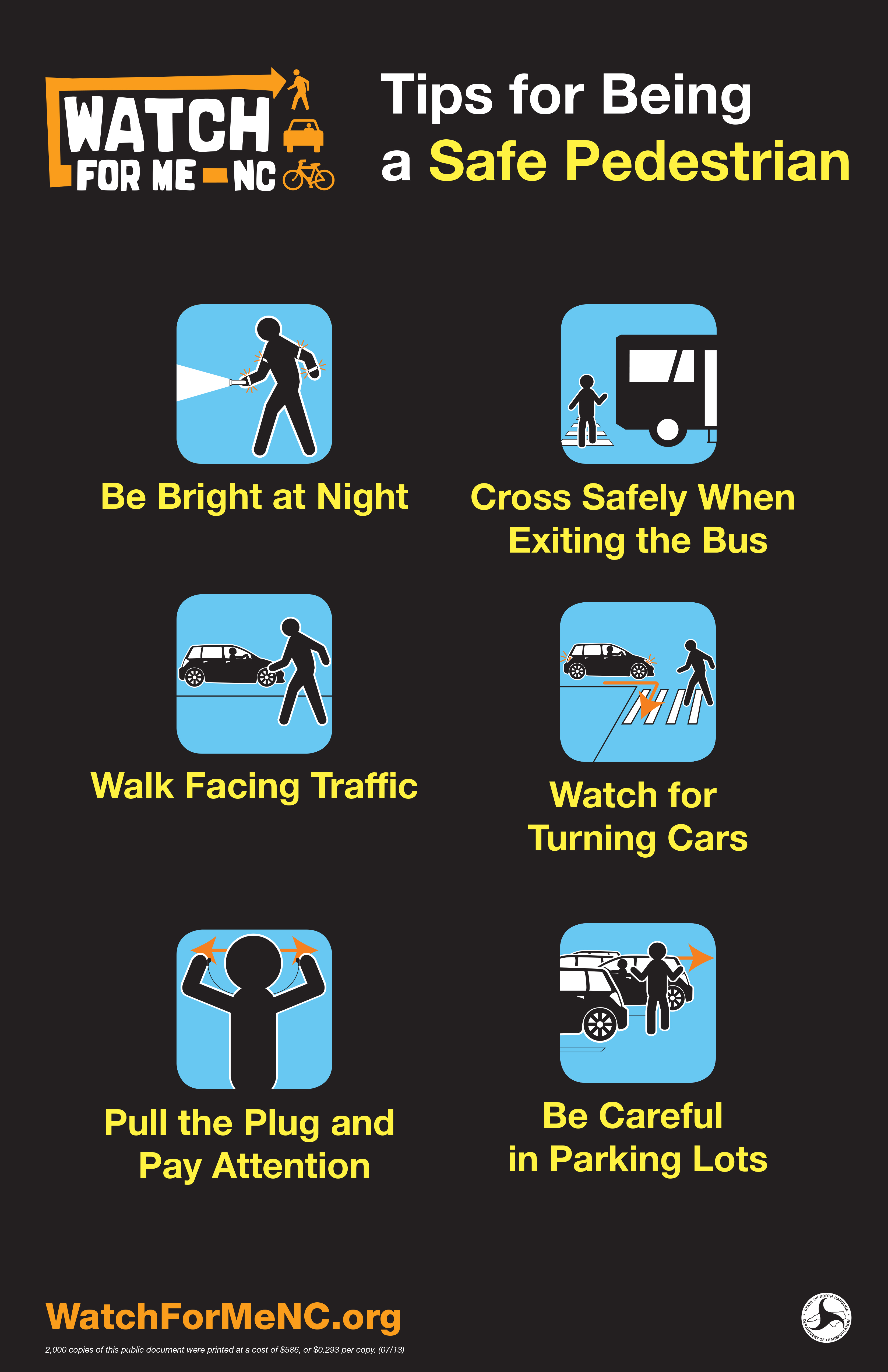 11 Walking Safety Rules of the Road